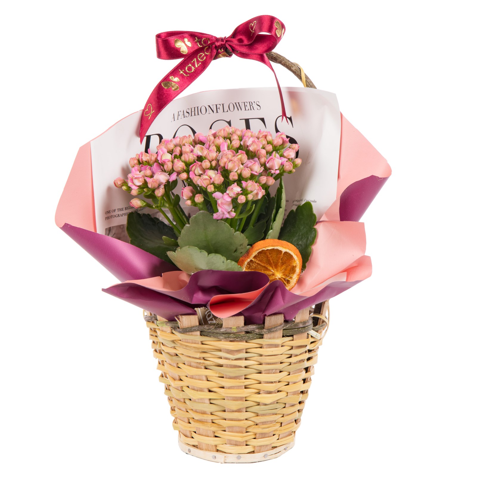 Pink Charm Kalanşo Sepeti