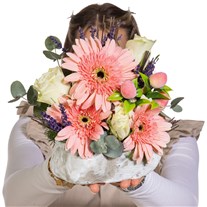 Mini Coral Dream Gerbera Aranjmanı