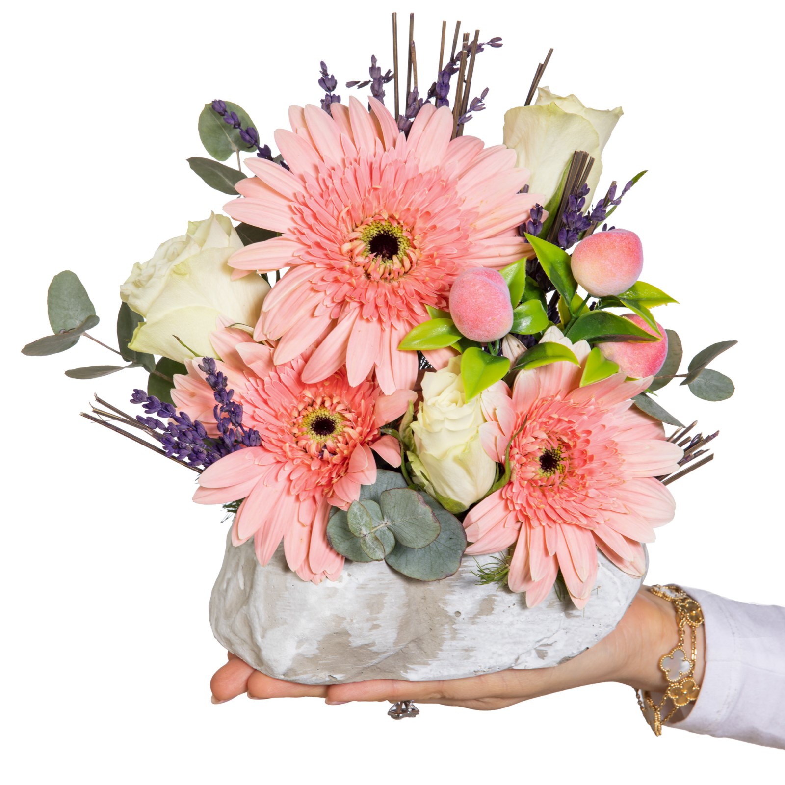Mini Coral Dream Gerbera Aranjmanı