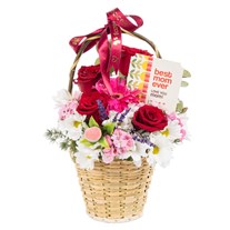 Best Mom Ever Gül Gerbera Sepeti