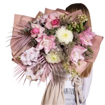 Rose Harmony Orkide Lilyum Buketi