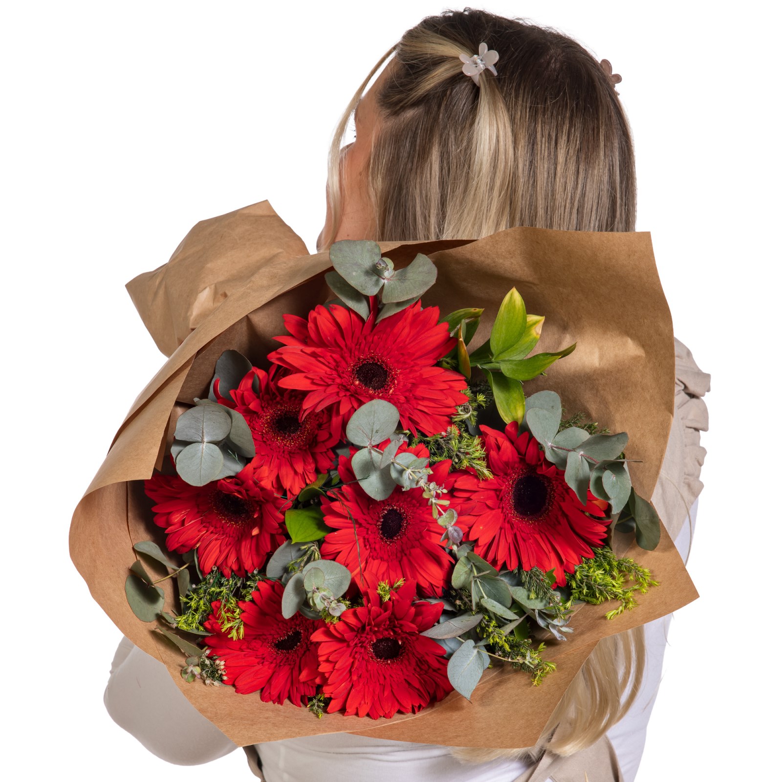 Cherry Jam Kırmızı Gerbera Buketi