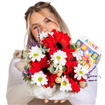 Best Mom Mini Kırmızı Gerberalar