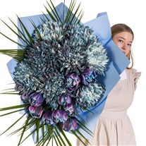 Mystic Indigo Lale Buketi