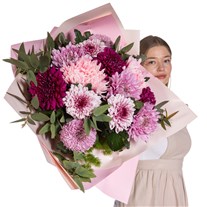 Berry Crush Krizantem Buket