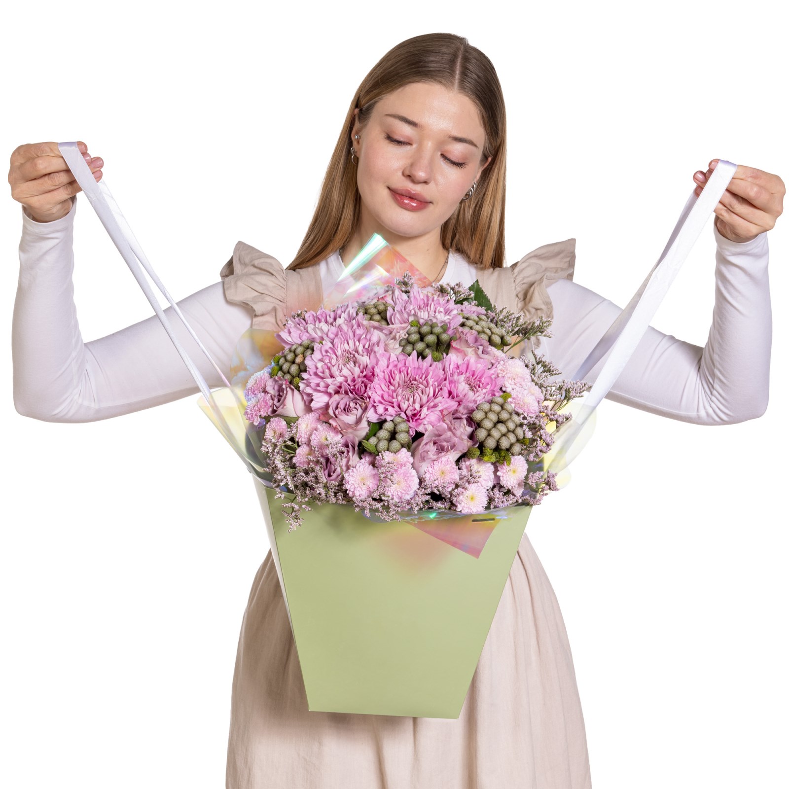 Lilac Dream Krizantem Buketi