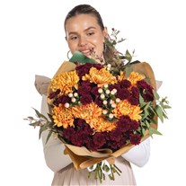 Autumn Ember Krizantem Buketi