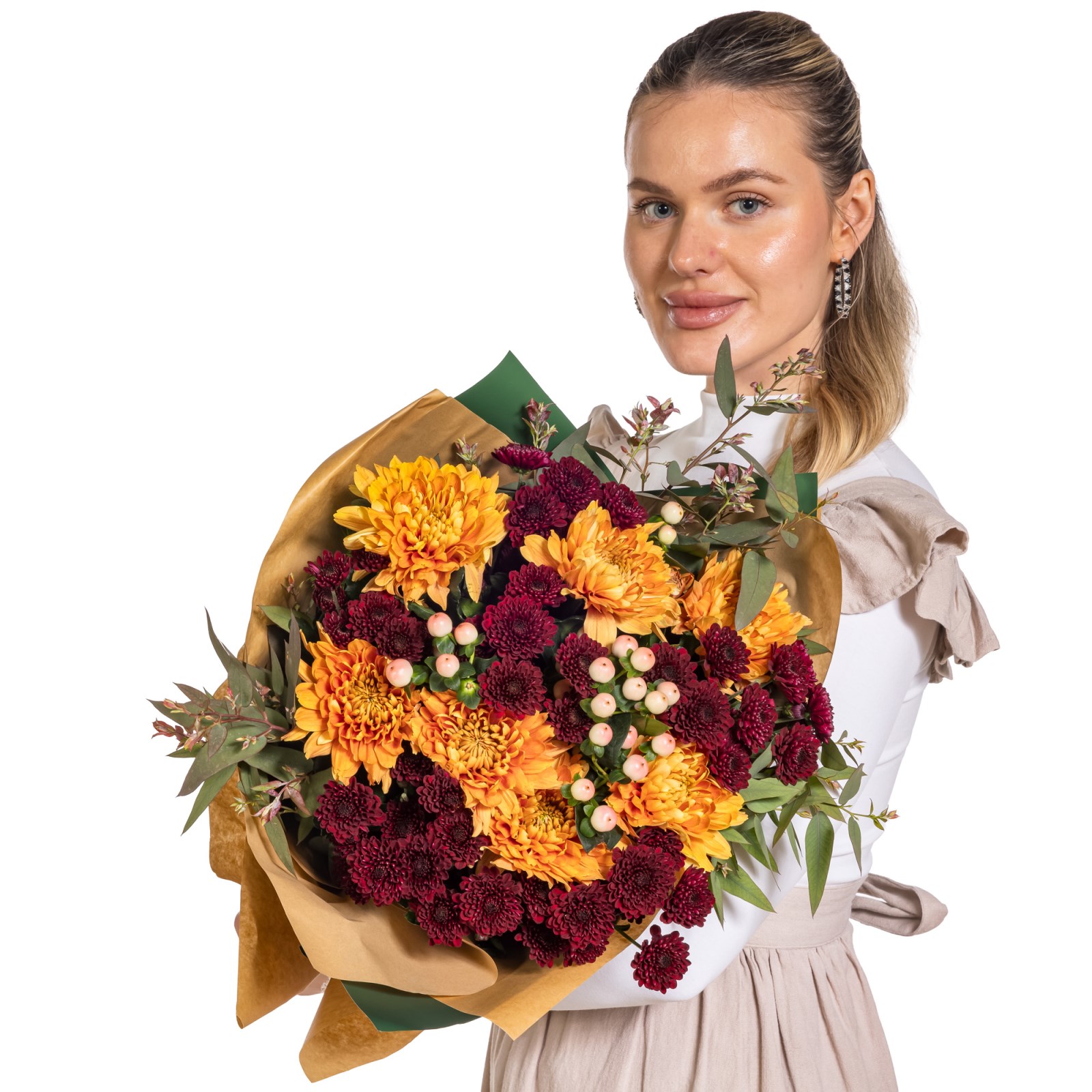 Autumn Ember Krizantem Buketi