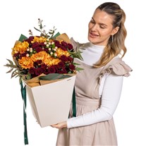 Autumn Ember Krizantem Buketi