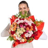 Vivid Harmony Gül Buketi