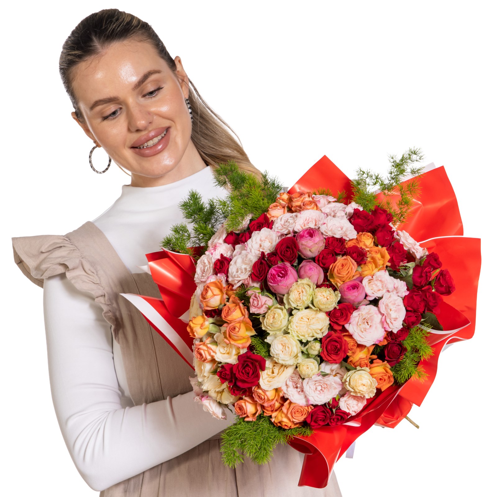 Vivid Harmony Gül Buketi