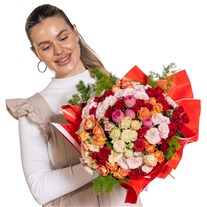 Vivid Harmony Gül Buketi