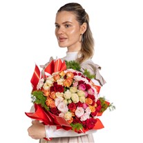 Vivid Harmony Gül Buketi