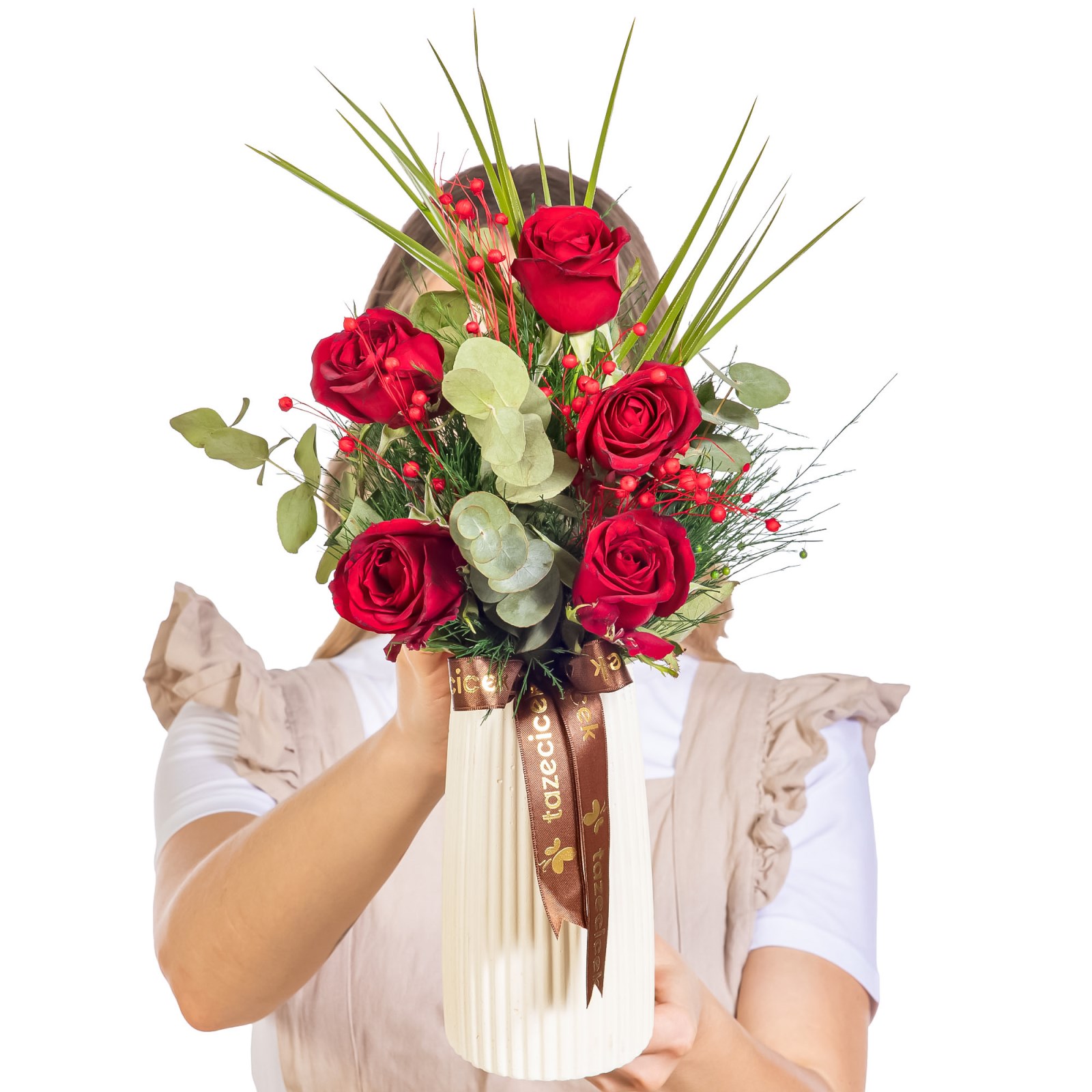 Crimson Velvet 5 Kırmızı Gül