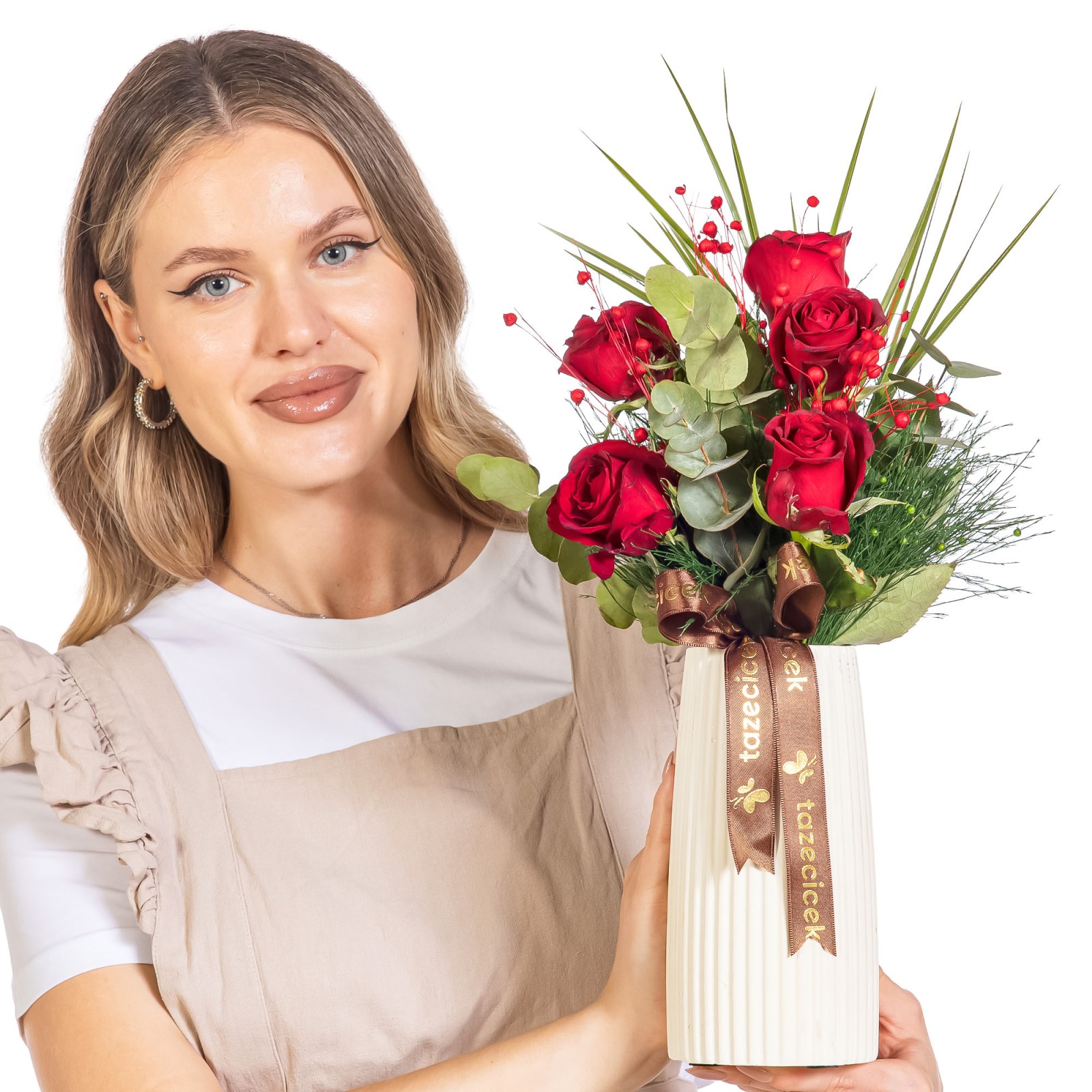 Crimson Velvet 5 Kırmızı Gül