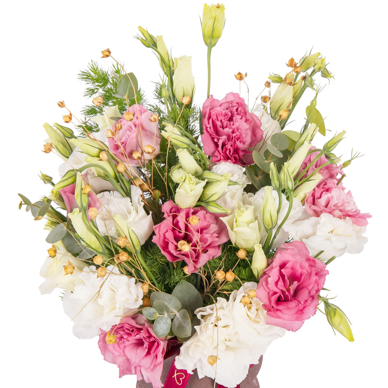 Pastel Blossom Vazoda Lisyantuslar