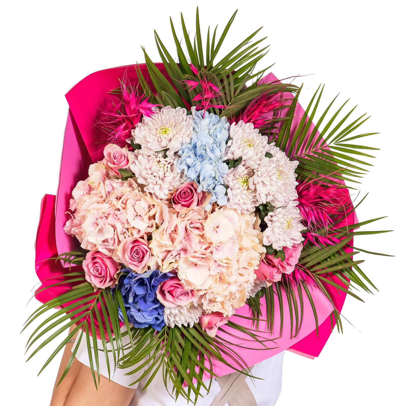 Fuchsia Majesty Premium Buketi