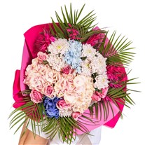 Fuchsia Majesty Premium Buketi