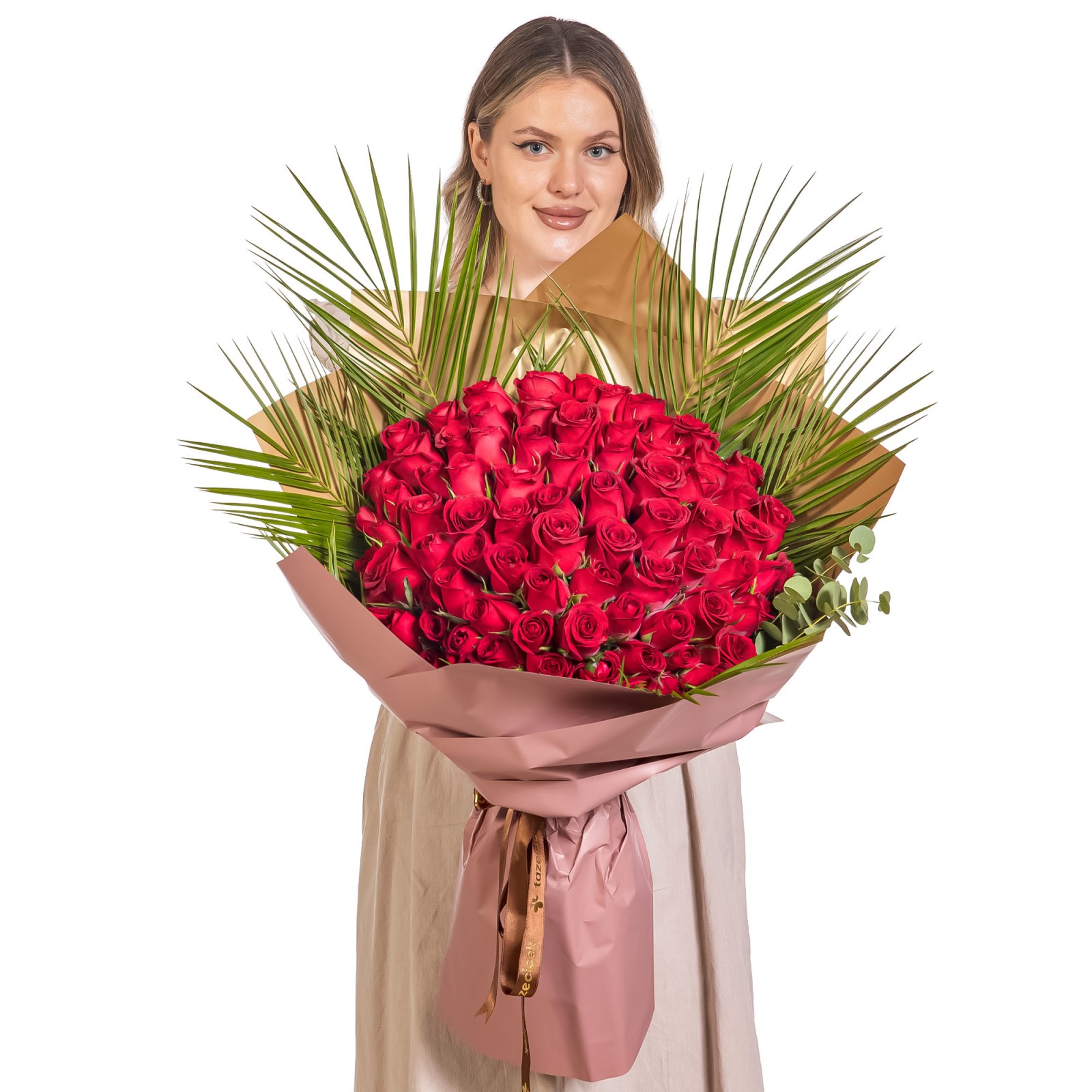Amor Perfect 101 Kırmızı Gül Buketi