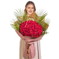 Amor Perfect 101 Kırmızı Gül Buketi