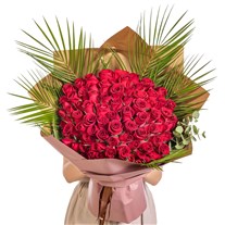 Amor Perfect 101 Kırmızı Gül Buketi
