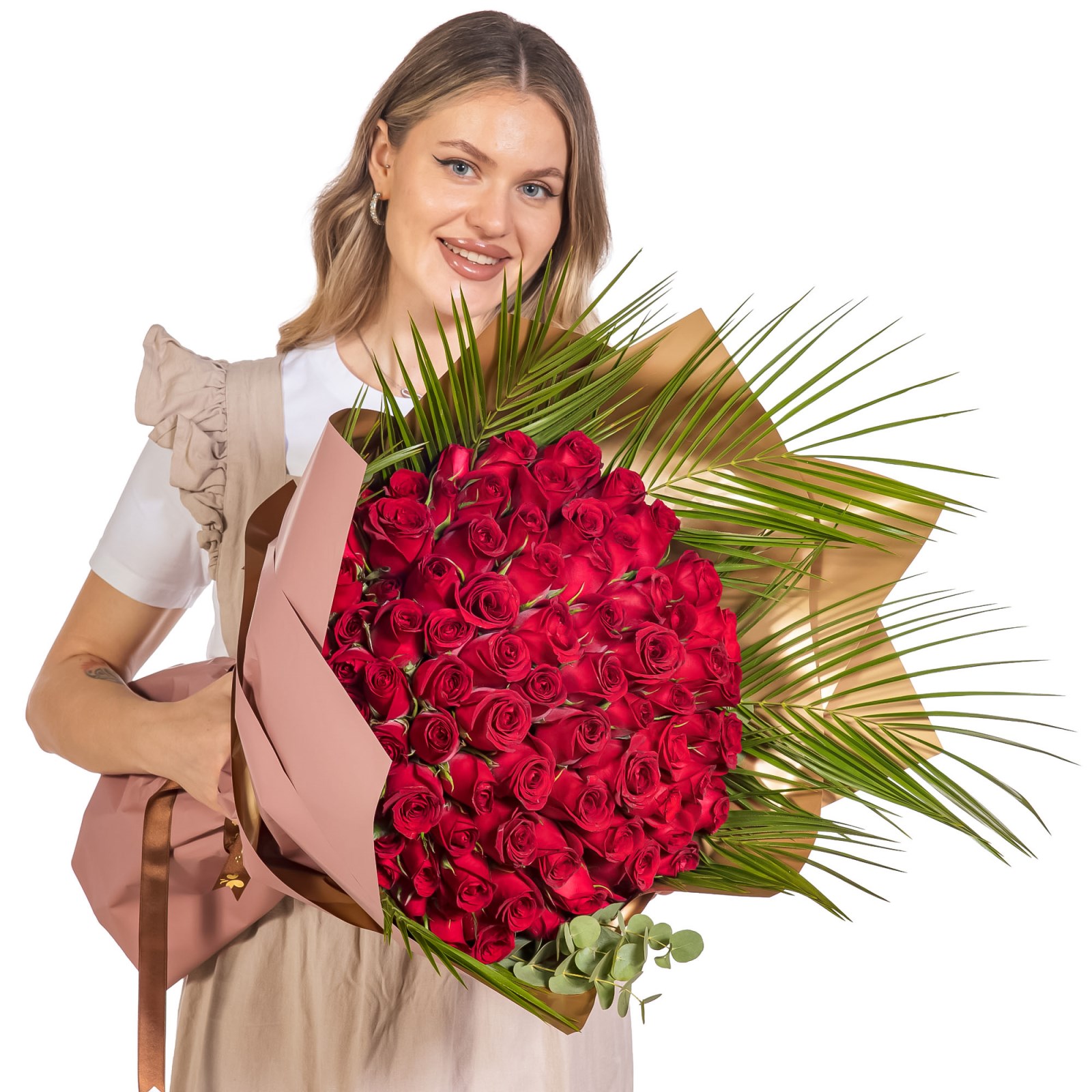 Amor Perfect 101 Kırmızı Gül Buketi