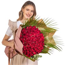 Amor Perfect 101 Kırmızı Gül Buketi