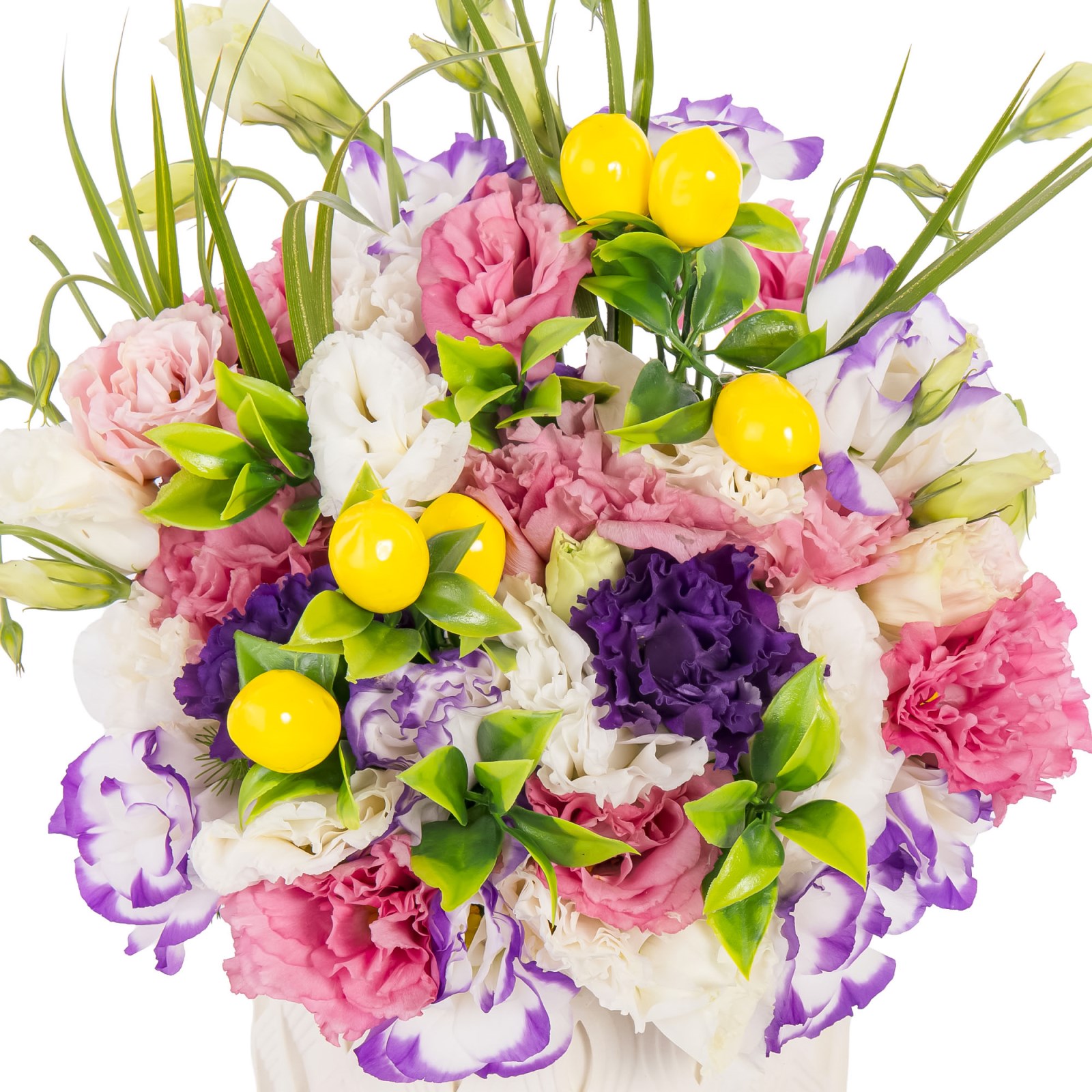 Lemon Unicorn Lisianthus Aranjmanı