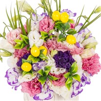 Lemon Unicorn Lisianthus Aranjmanı