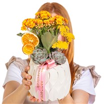 Orange Punch Kalanşo Aranjmanı