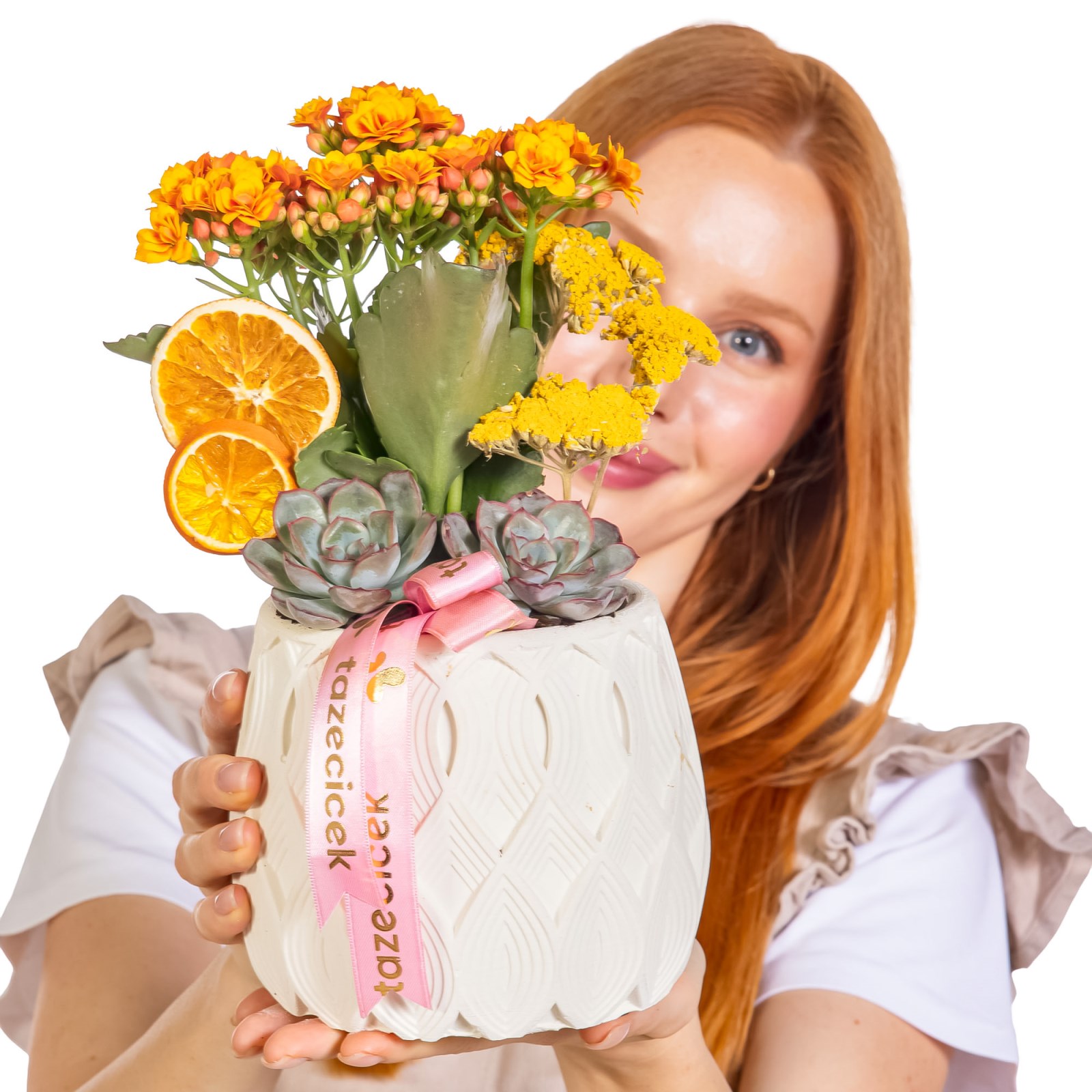 Orange Punch Kalanşo Aranjmanı