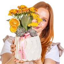 Orange Punch Kalanşo Aranjmanı