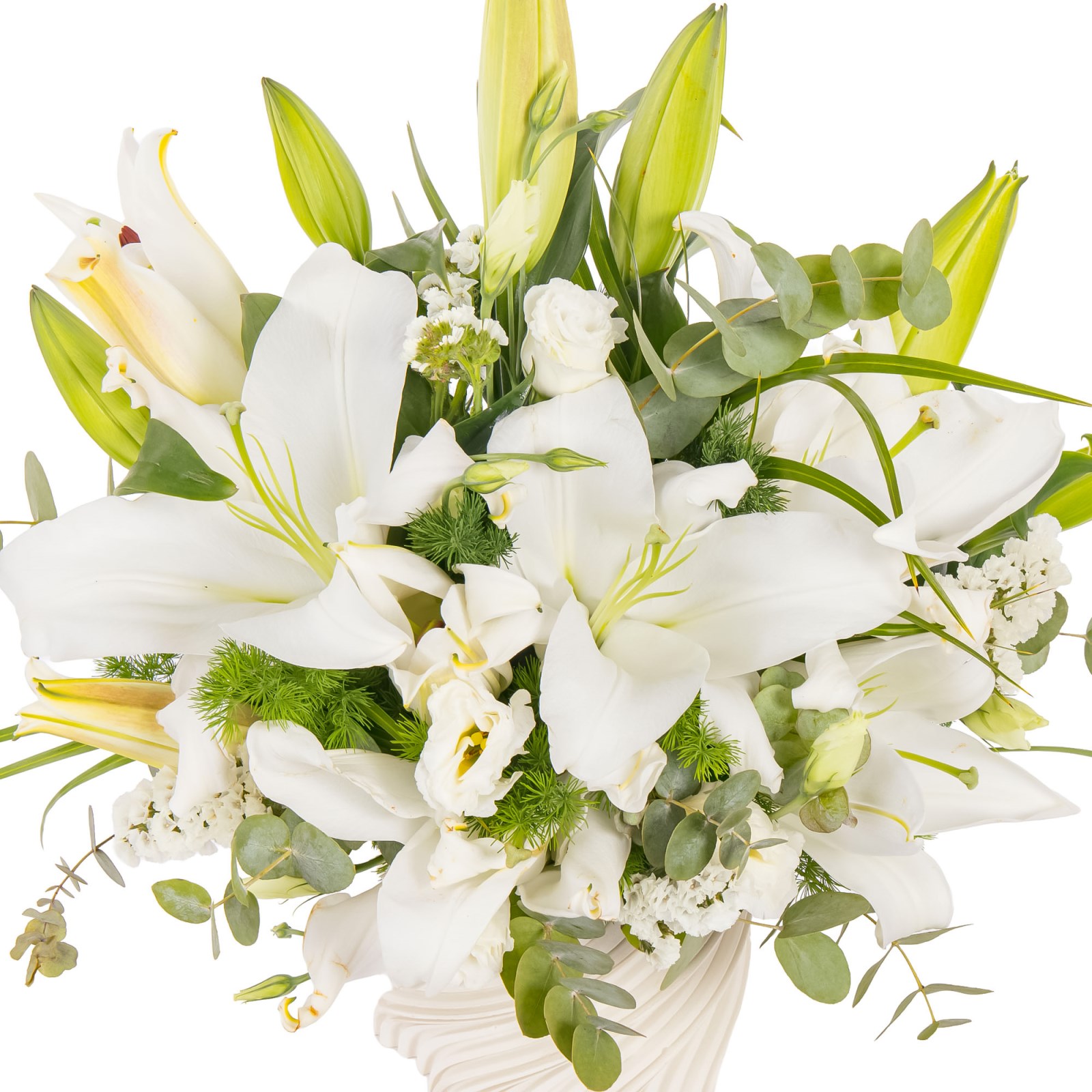 White Destiny Bloom Lilyum Aranjmanı