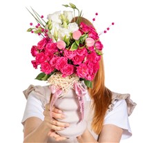 Rosy Peach Çardak Güller