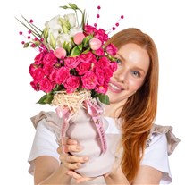 Rosy Peach Çardak Güller