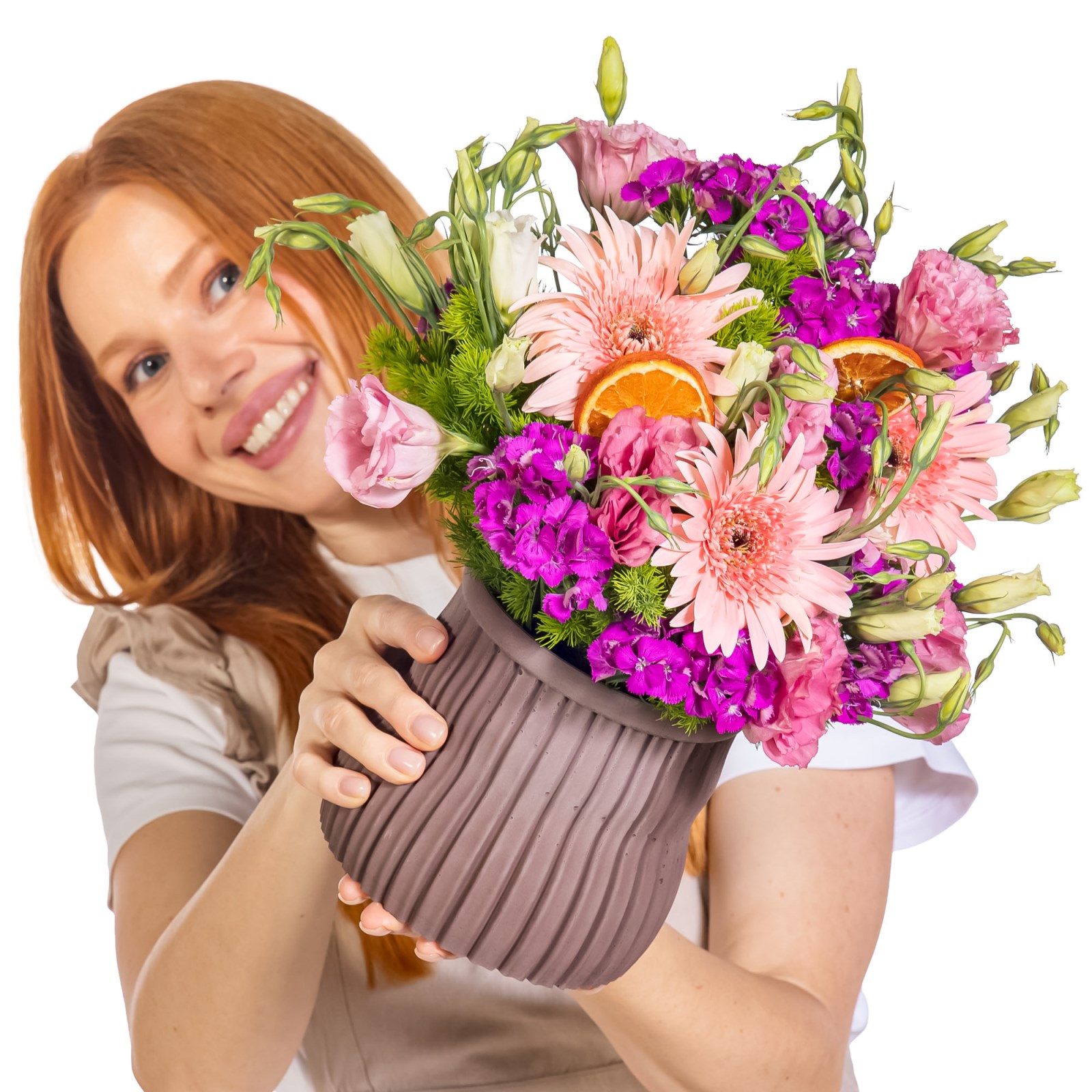 Coral Grace Gerbera Aranjmanı