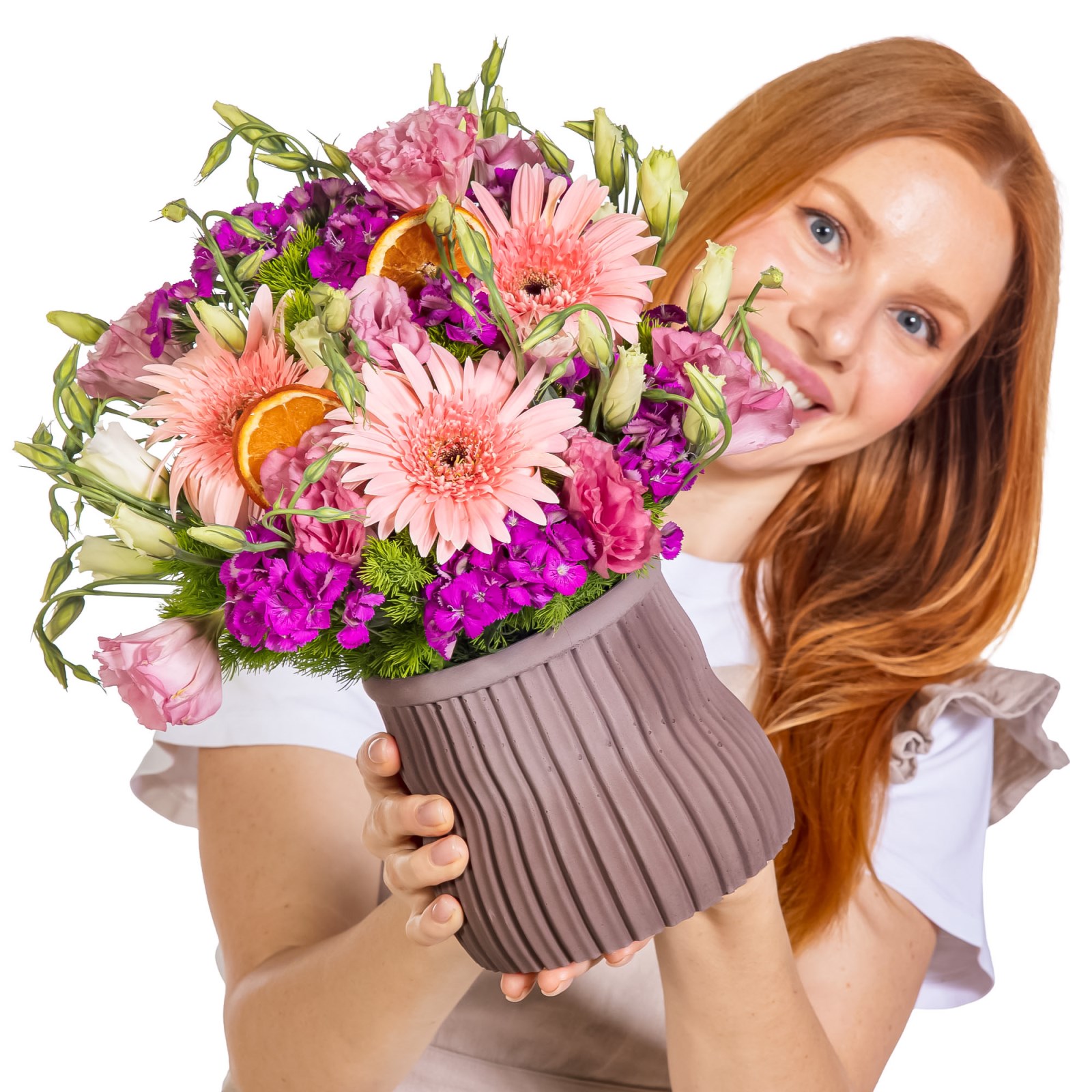 Coral Grace Gerbera Aranjmanı