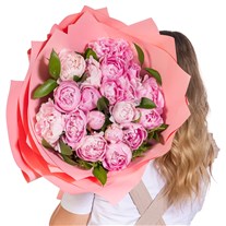 Pastel Romance Premium Şakayık Buketi