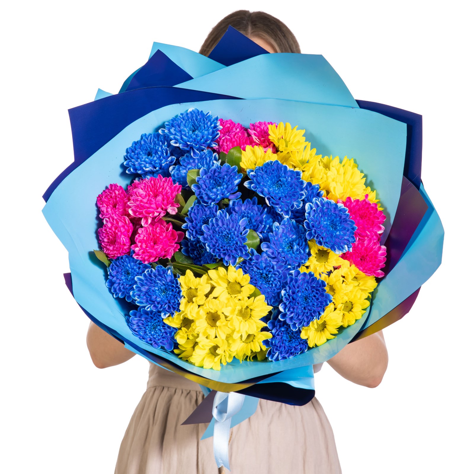 Azure Electra Premium Krizantem Buketi