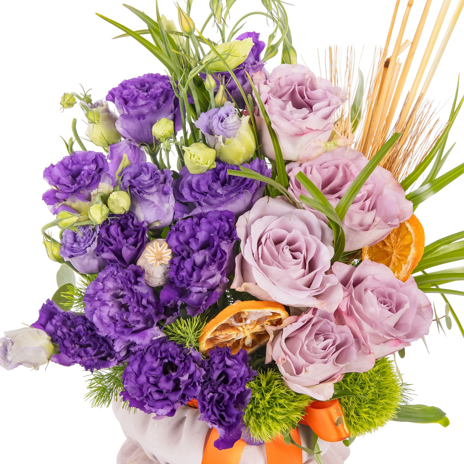 Plum Delight Lila Gül Aranjmanı