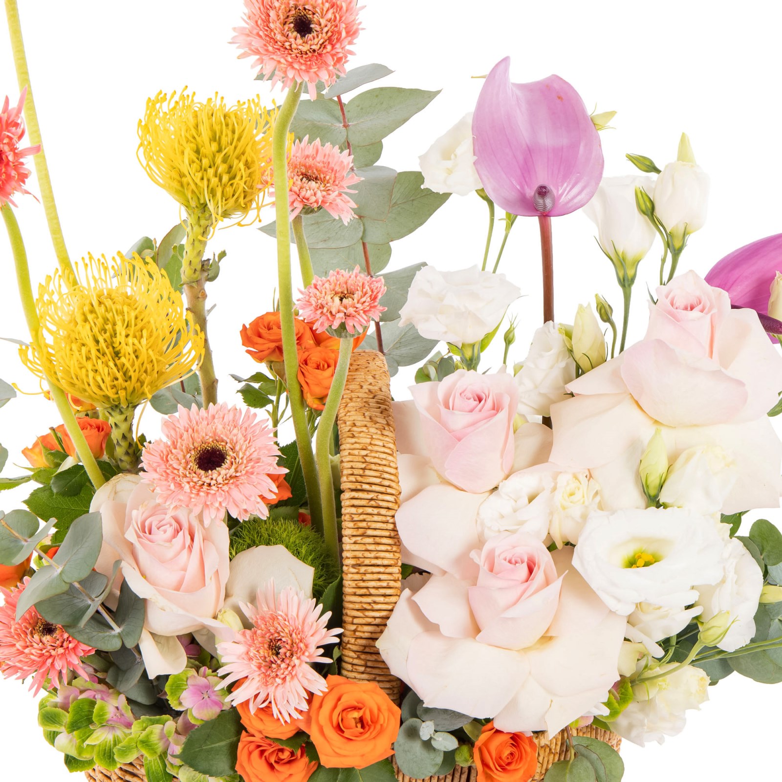 Sunset Bloom Basket Çiçek Aranjmanı