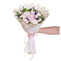 Blush Peony Bouquet Şakayık Buketi