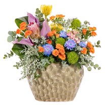 Golden Tropica Arrangement Çiçek Aranjmanı