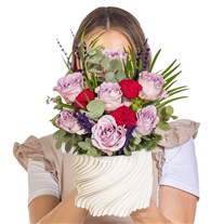 Lavender Swirl Lila Güller