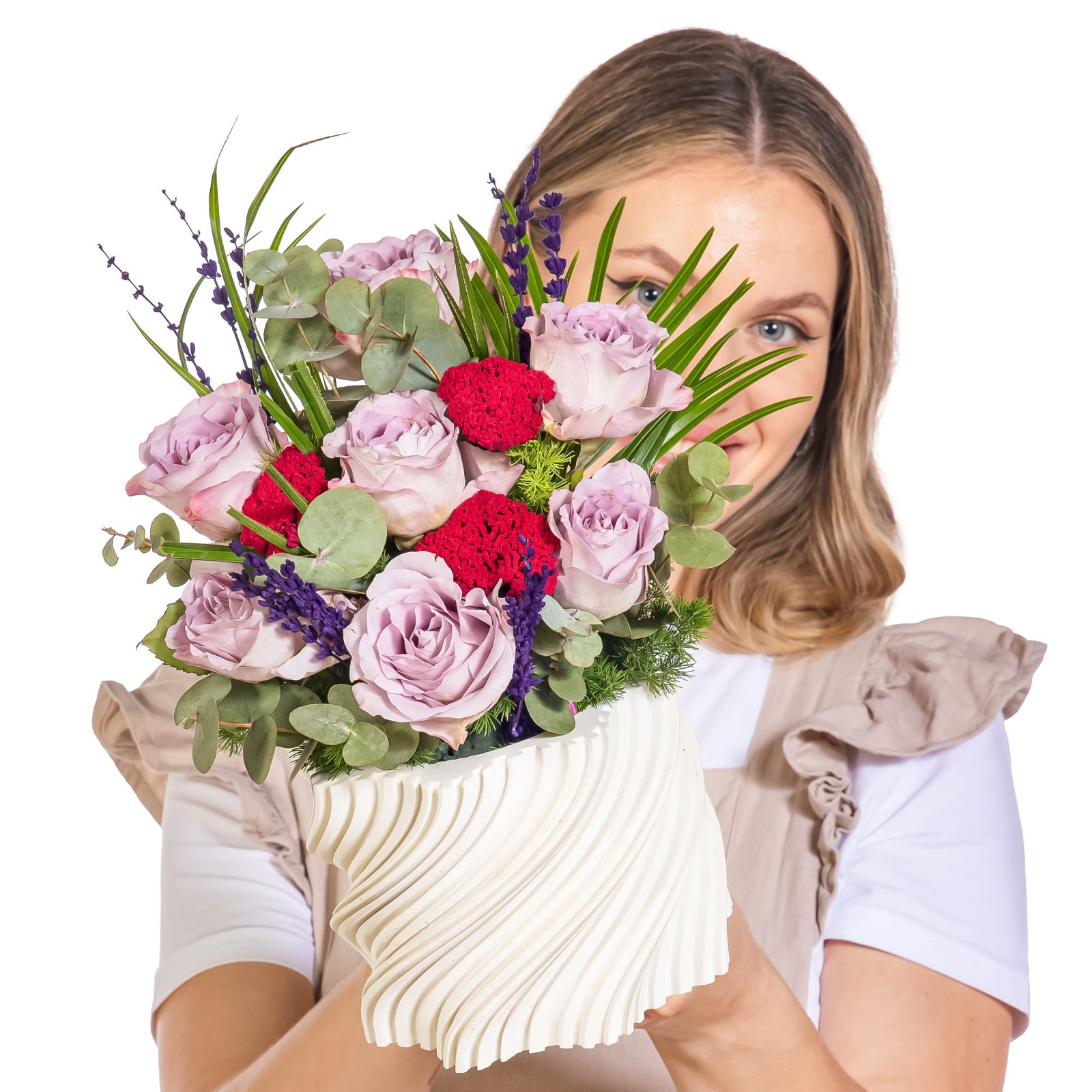 Lavender Swirl Lila Güller