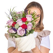 Lavender Swirl Lila Güller