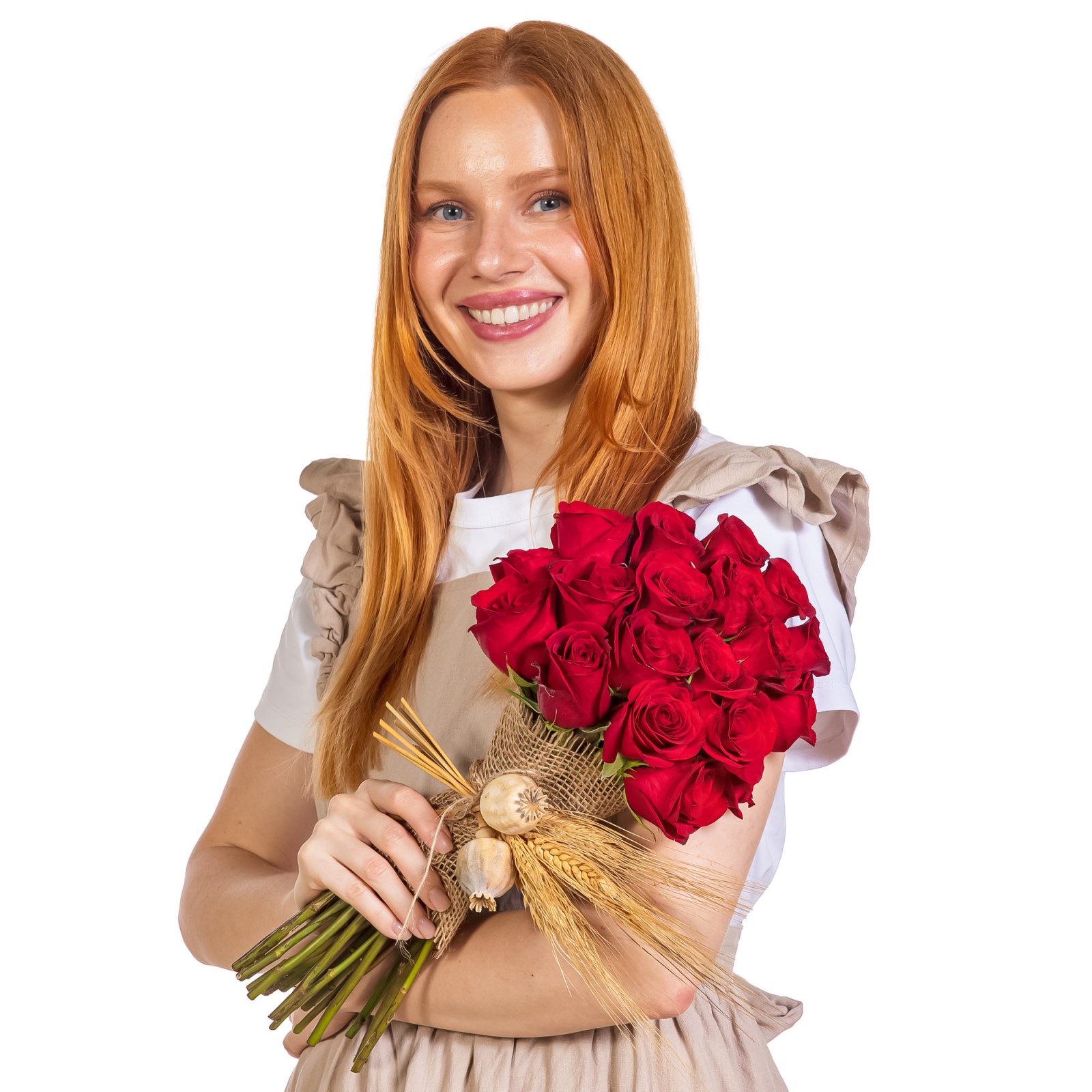 Heritage Red 19 Gül Buketi