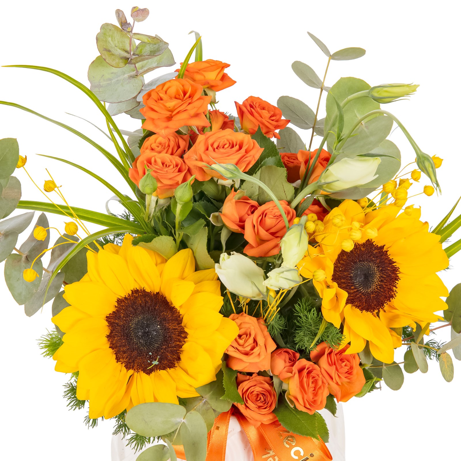 Radiant Orange Gül Aranjmanı