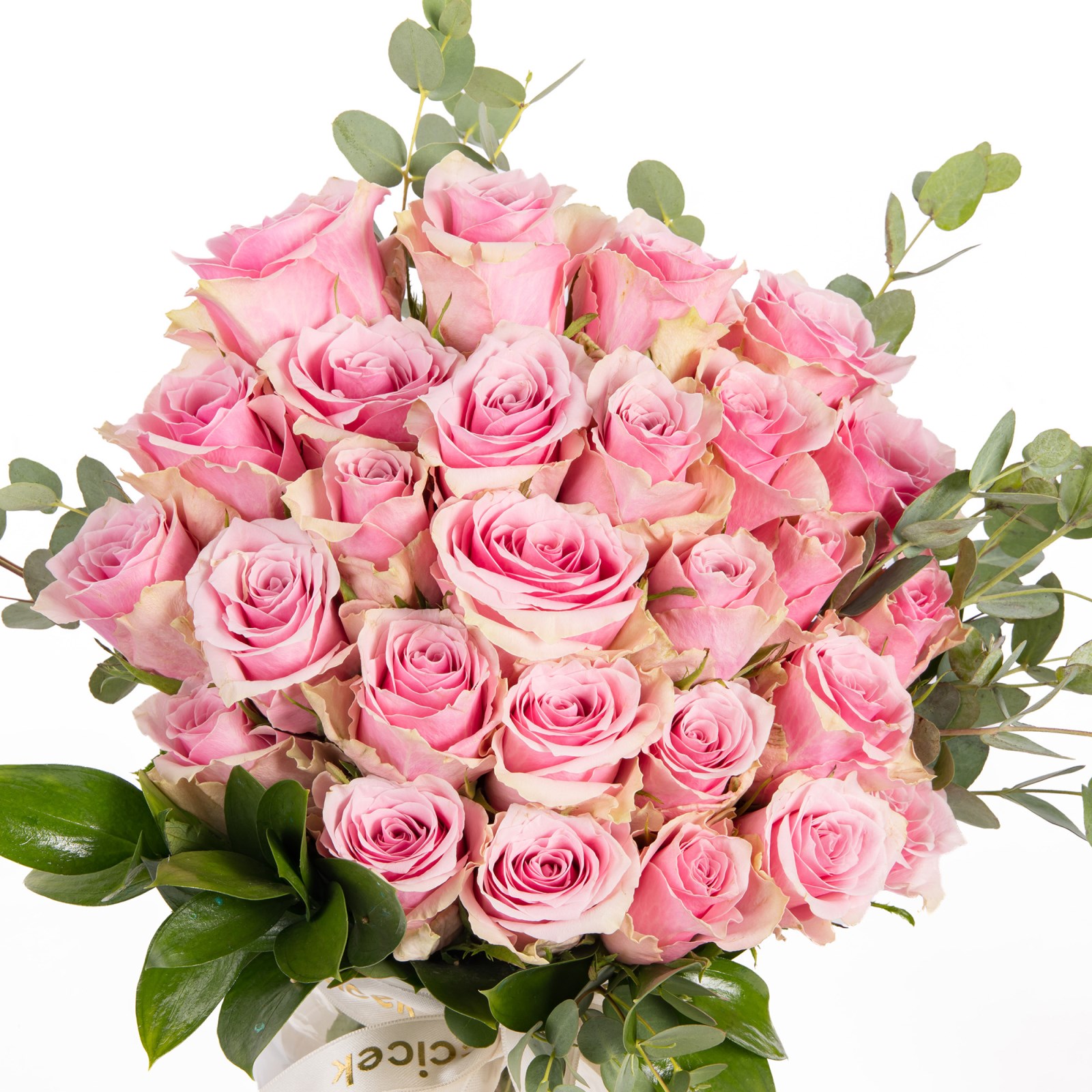 Pink Romance Cam Vazoda Pembe Güller