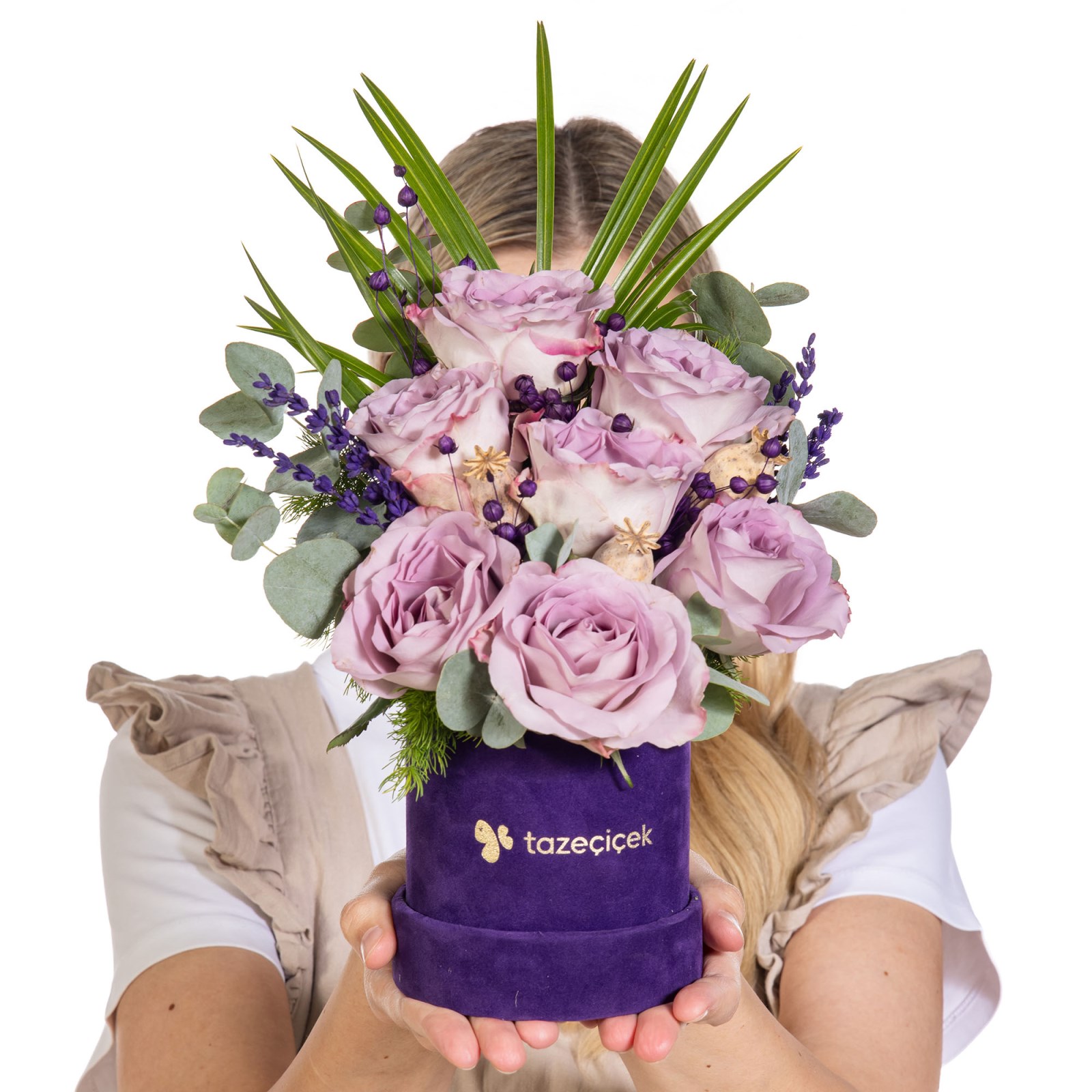Lilac Serenade Kutuda Lila Güller